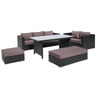 Bistro Outdoor Wicker Rattan Sofa Set