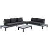 Factory Wholesale Aluminum Corner Sofa Outdoor Garden Furniture 