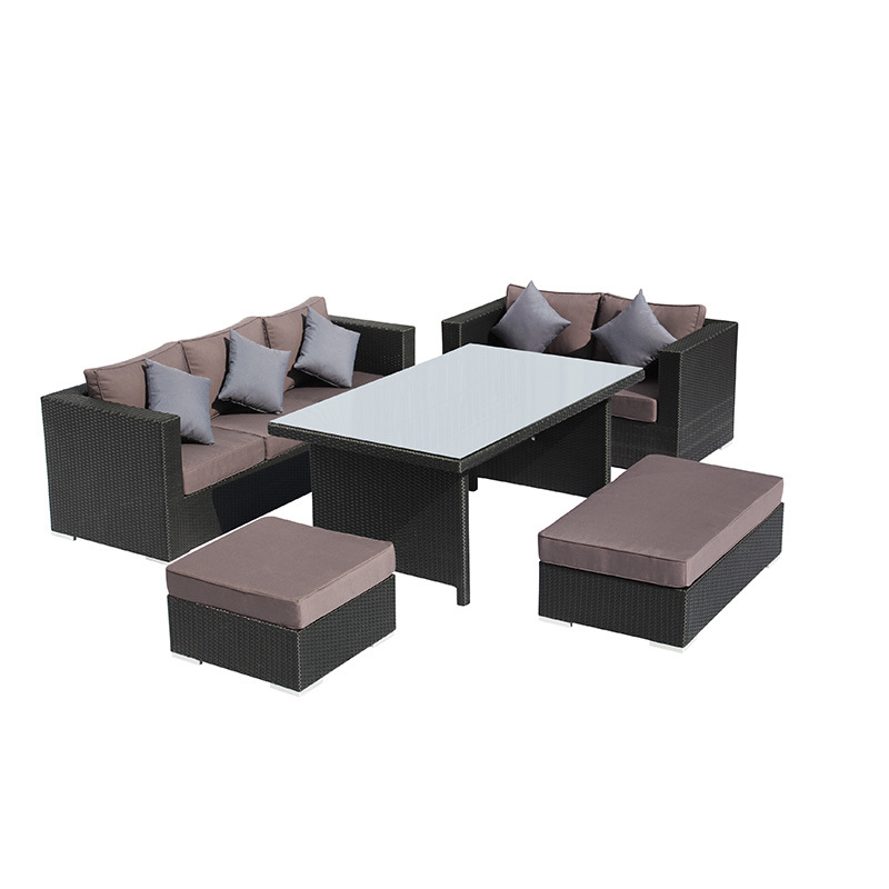 Bistro Outdoor Wicker Rattan Sofa Set