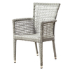 Wicker Rattan Outdoor Patio Dining Arm Chair With Cushion