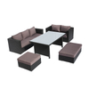 Bistro Outdoor Wicker Rattan Sofa Set