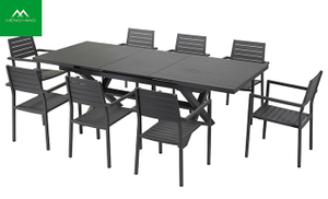 Wholesale Modern Extendable Table And Stackable Chair