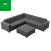 Luxury Comfortable All-weather Sectional Outdoor Fabric Sofa Set