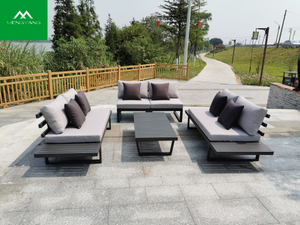 Modern Luxury Outdoor Aluminum Garden Patio Furniture Party Sofa