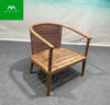 Modern Wholesale Customized Leisure Hotel Home Teak Wood Outdoor Dining Chair 