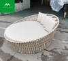 Hot Sell Furniture Rope outside sunbed chaise lounger 