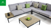 Modular Sectional L Shape Balcony Courtyard Sofa Set